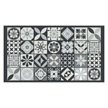 Tapis d'intérieur Lys Mix Gris 80x45cm - CORYL
