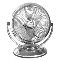 Ventilateur de table chromé 20cm