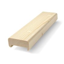 Cadre arrêt cloison Sapin NB 32x68 Rain 52 mm Long 2,52 m