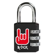 Cadenas à combin programmable de 30mm; motif  rock