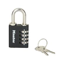 Cadenas aluminium 40mm- anse acier 27mm, diam. 6mm