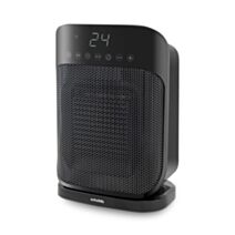 Chauffage soufflant oscillant salle de bain 900/1800W noir - SCHOLTES