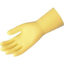 GANTS DE MENAGE SOUPLES LATEX TAILLE L