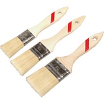 Lot de 3 pinceaux glycero manche bois