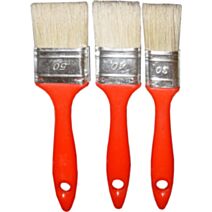 Lot de 3 pinceaux plats manche plastique 30/40/50 - NESPOLI