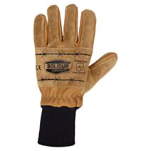 gants débardage cuir renforcé noir