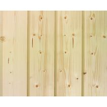 Lambris Sapin Raboté Elégie Carrée 12x135x2050mm - CARIB