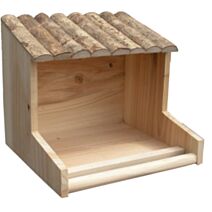 Mangeoire Ecureuil Pin 25x23x22cm - CAILLARD