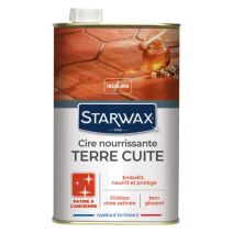 Cire Nourrissante pour Tomettes et Terres Cuites Incolore 1L - STARWAX