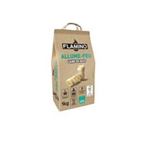Allume-feu en laine de bois Sac de 1kg - FLAMINO