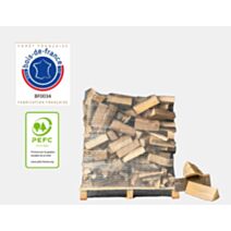 Bûches de bois de 25cm de long en ballot de 1,3m³ - FLAMINO