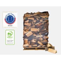 Bûches de bois de 40cm de long en ballot de 2m³ - FLAMINO