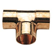 Té cuivre égal Ø14