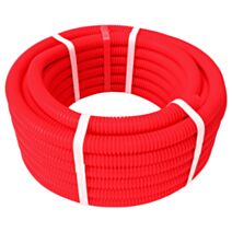 Tube PER pré-gainé rouge Ø13-16mm 25m - SOMATHERM