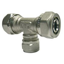 Té réduit compression Multicouche Ø20 - M16 - Ø20