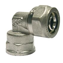 Coude femelle à compression Multicouche Ø16 F15/21