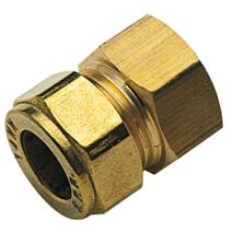 Raccord laiton à compression TC 10 - femelle 12/17