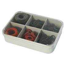 Coffret d'assortiment de 76 joints Torique / Fibre / Caoutchouc