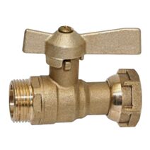 Robinet Droit compteur M20/27 écrou 20/27