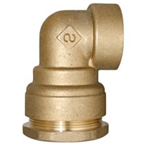 Coude PE laiton  femelle PE25 - F20/27