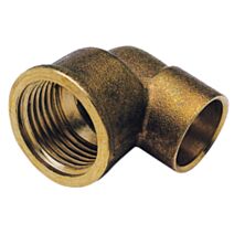 Coude laiton 90° Ø12  - mâle 15/21 PR