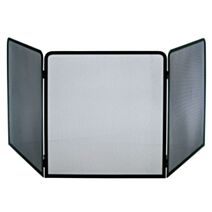 Pare-feu 3 volets Terza coloris noir - DIXNEUF