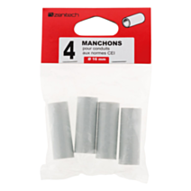 MANCHONS ZENITECH GRIS PVC D16MM X4