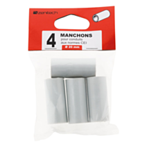 4 manchons IRL pour conduits Ø20 mm gris - ZENITECH