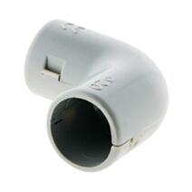 EQUERRE ZENITECH GRIS PVC D20MM X3