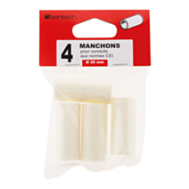 MANCHONS ZENITECH BLANC PVC D20MM X4
