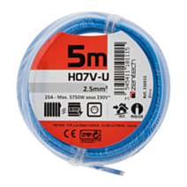 Cable ho7vu 2.5 blanc 5m - PLASTO