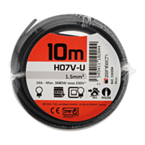 Cable ho7vu 1.5 noir 10m - PLASTO