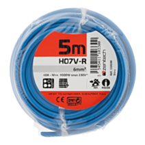 Cable ho7vr6 bleu 5m - plasto - INOTECH