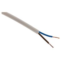 Câble d'alimentation électrique ho5vv-f 2x 1 blanc 5m