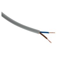 Câble d'alimentation électrique ho5vv-f 2x 1 gris 5m