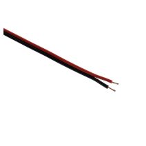 Cable hi-fi 2x 0,75 rouge/noir - 500m