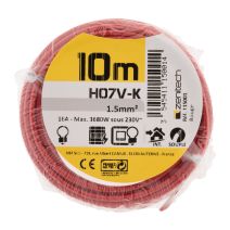 Cable ho7vk 1.5 rouge 10m - plasto - INOTECH