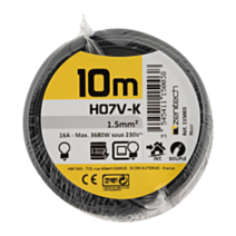 Cable ho7vk 1.5 noir 10m - plasto - INOTECH