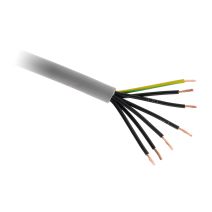 Câble d'alimentation électrique ho5vv-f 7g1mm² gris 100m