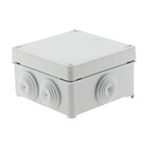 Boîte étanche carrée 100x100x50 à visser 1/4 de t