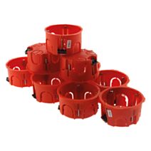 Lot 10 boîtes encastrement plaque de plâtre Ø65xP.40mm - INOTECH