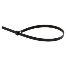 10 colliers réutilisables 7,6 x 370 mm noir - INOTECH