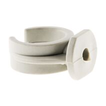 CLIPS SANS CHEVILLE DIAM20 GRIS X15