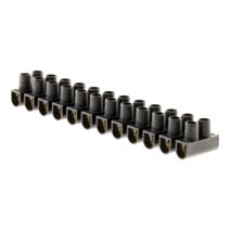 Barrettes 12 plots 4 mm² noir zenitech