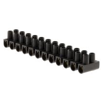 Barrettes 12 plots 10 mm² noir zenitech