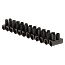 Barrettes 12 plots 10 mm² noir zenitech