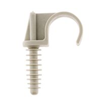 CLIP CHEVRON ZENITECH GRIS PVC D20MM X10