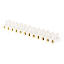 Barrettes 12 plots 4 mm² blanc zenitech