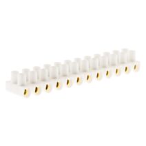 Barrettes 12 plots 6 mm² blanc zenitech