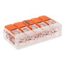 Lot 3 mini bornes s221 5 entrées wago
